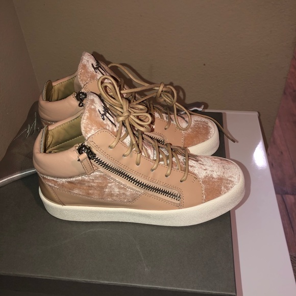 pink giuseppe zanotti sneakers